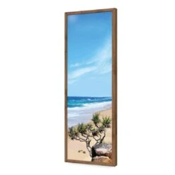 Coolum Beach, Tall 18 Coolum Beach, Tall -WALL ART DESGIN SALE coolum beach tall acrylic glass no border natural frame 90x30cm 652363