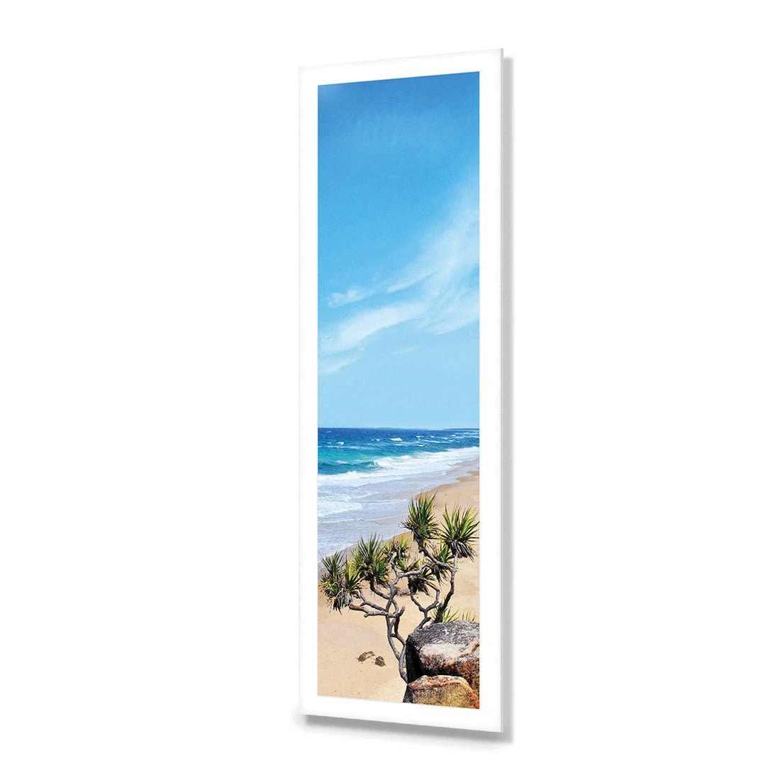 Coolum Beach, tall Coolum Beach, Tall -WALL ART DESGIN SALE coolum beach tall acrylic glass with border no frame 90x30cm 262799