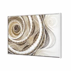 Copper Rose Canvas Art -WALL ART DESGIN SALE copper rose canvas art 45x30cm white frame 811150