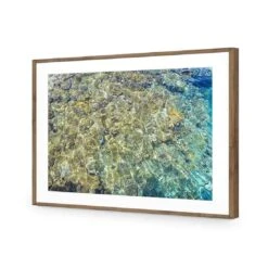 Coral Shallows 13 Coral Shallows -WALL ART DESGIN SALE coral shallows acrylic glass with border natural frame 45x30cm 736226