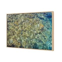 Coral Shallows 6 Coral Shallows -WALL ART DESGIN SALE coral shallows canvas oak floating frame 45x30cm 739578
