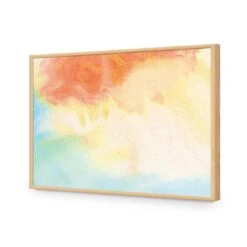 Cotton Candy -WALL ART DESGIN SALE cotton candy acrylic glass no border oak frame 45x30cm 243558