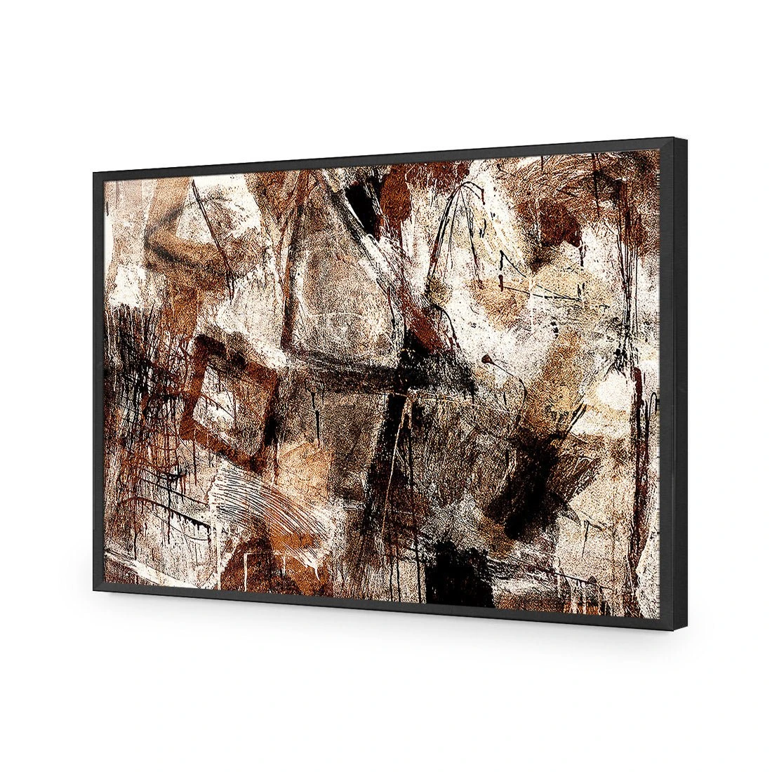Craze of Brown Craze Of Brown -WALL ART DESGIN SALE craze of brown acrylic glass no border black frame 45x30cm 108019