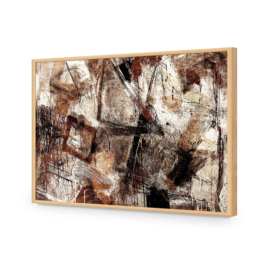 Craze of Brown Craze Of Brown -WALL ART DESGIN SALE craze of brown acrylic glass no border oak frame 45x30cm 497587