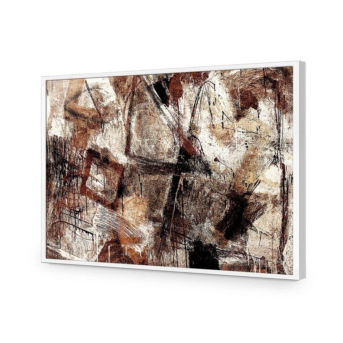 Craze of Brown Craze Of Brown -WALL ART DESGIN SALE craze of brown acrylic glass no border white frame 45x30cm 216567