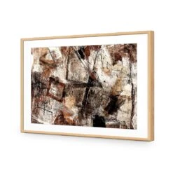 Craze Of Brown 12 Craze Of Brown -WALL ART DESGIN SALE craze of brown acrylic glass with border oak frame 45x30cm 203776