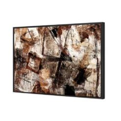 Craze Of Brown 4 Craze Of Brown -WALL ART DESGIN SALE craze of brown canvas black floating frame 45x30cm 870799