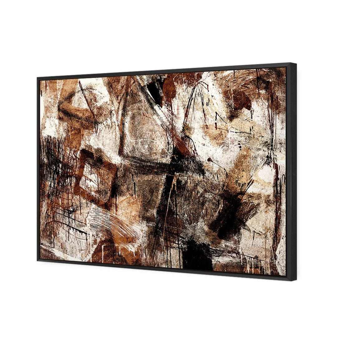 Craze of Brown Craze Of Brown -WALL ART DESGIN SALE craze of brown canvas black floating frame 45x30cm 870799