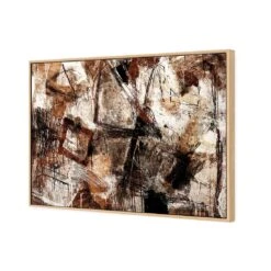 Craze Of Brown 6 Craze Of Brown -WALL ART DESGIN SALE craze of brown canvas oak floating frame 45x30cm 178623