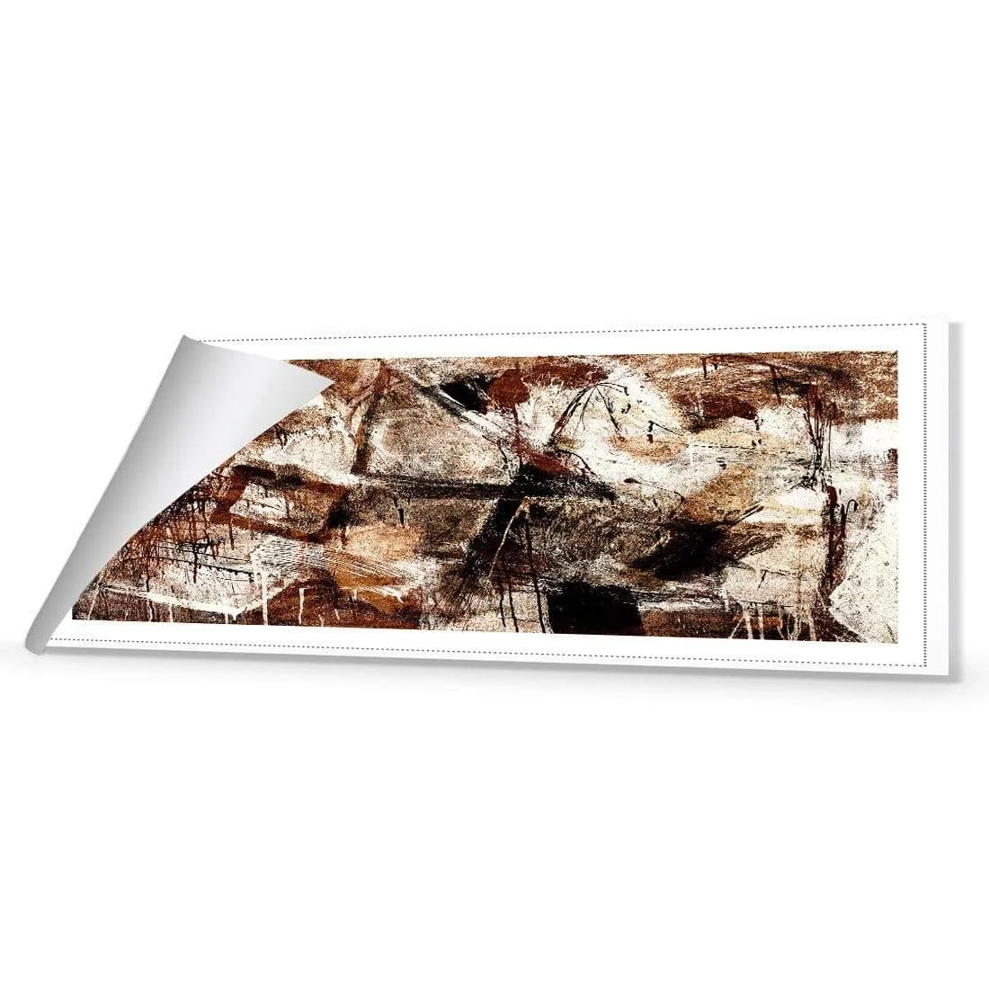 Craze of Brown (long) Craze Of Brown (long) -WALL ART DESGIN SALE craze of brown long canvas rolled canvas 60x20cm 694435