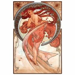 Dance By Alphonse Mucha Canvas Art