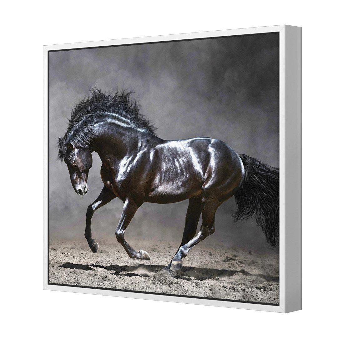 Dark Horse, Moonlight Canvas Art Dark Horse, Moonlight Canvas Art -WALL ART DESGIN SALE dark horse moonlight canvas art 30x30cm white frame 705483