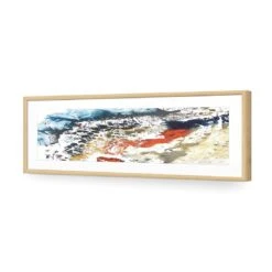 Depths Of Knowledge (long) -WALL ART DESGIN SALE depths of knowledge long acrylic glass with border oak frame 90x30cm 215100