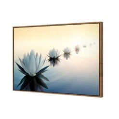 Distant Reflection Canvas Art -WALL ART DESGIN SALE distant reflection canvas art 45x30cm natural frame 286604