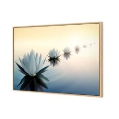 Distant Reflection Canvas Art -WALL ART DESGIN SALE distant reflection canvas art 45x30cm oak frame 921122