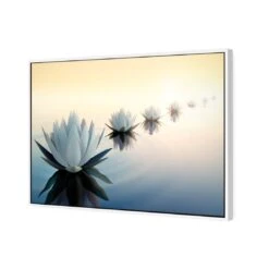 Distant Reflection Canvas Art -WALL ART DESGIN SALE distant reflection canvas art 45x30cm white frame 508630