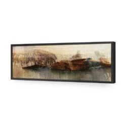 Distressed Wall (long) 15 Distressed Wall (long) -WALL ART DESGIN SALE distressed wall long acrylic glass no border black frame 90x30cm 402119