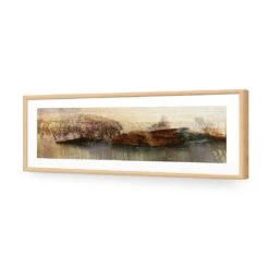 Distressed Wall (long) 12 Distressed Wall (long) -WALL ART DESGIN SALE distressed wall long acrylic glass with border oak frame 90x30cm 928001