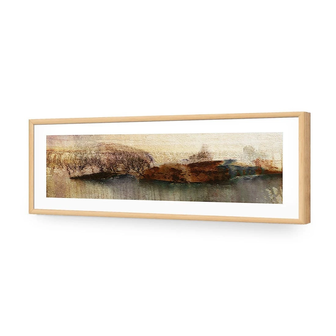 Distressed Wall (long) Distressed Wall (long) -WALL ART DESGIN SALE distressed wall long acrylic glass with border oak frame 90x30cm 928001