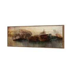 Distressed Wall (long) 7 Distressed Wall (long) -WALL ART DESGIN SALE distressed wall long canvas natural floating frame 60x20cm 276992