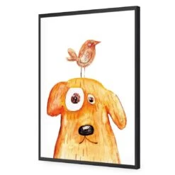Doggy Days -WALL ART DESGIN SALE doggy days acrylic glass no border black frame 45x30cm 365042