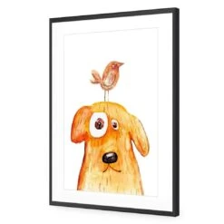 Doggy Days -WALL ART DESGIN SALE doggy days acrylic glass with border black frame 45x30cm 248970