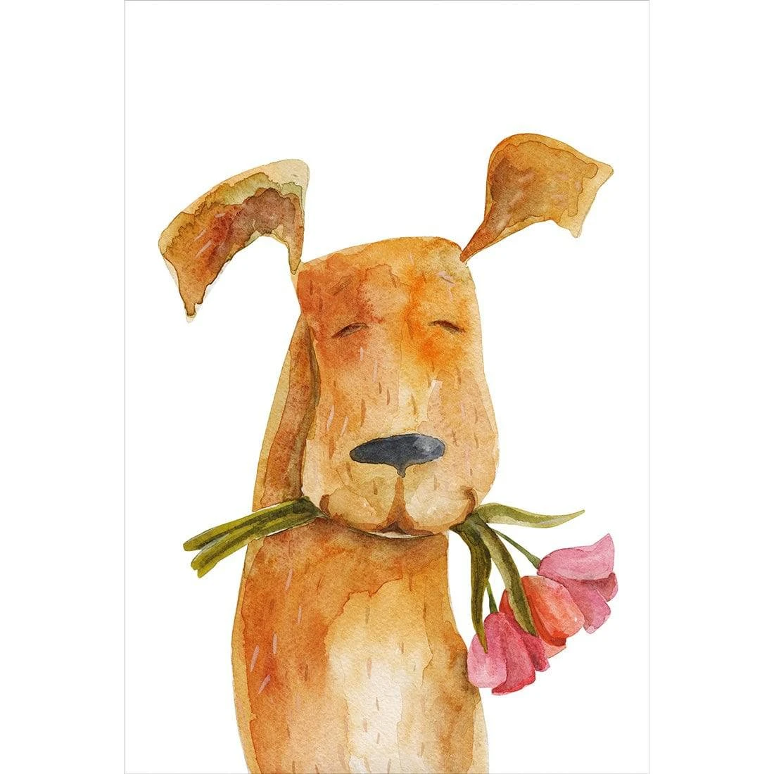 Doggy Valentine Canvas Art Doggy Valentine Canvas Art -WALL ART DESGIN SALE doggy valentine canvas art 45x30cm no frame 549251