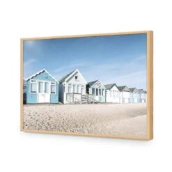 Dorset Beach Hut Lane 17 Dorset Beach Hut Lane -WALL ART DESGIN SALE dorset beach hut lane acrylic glass no border oak frame 45x30cm 561553