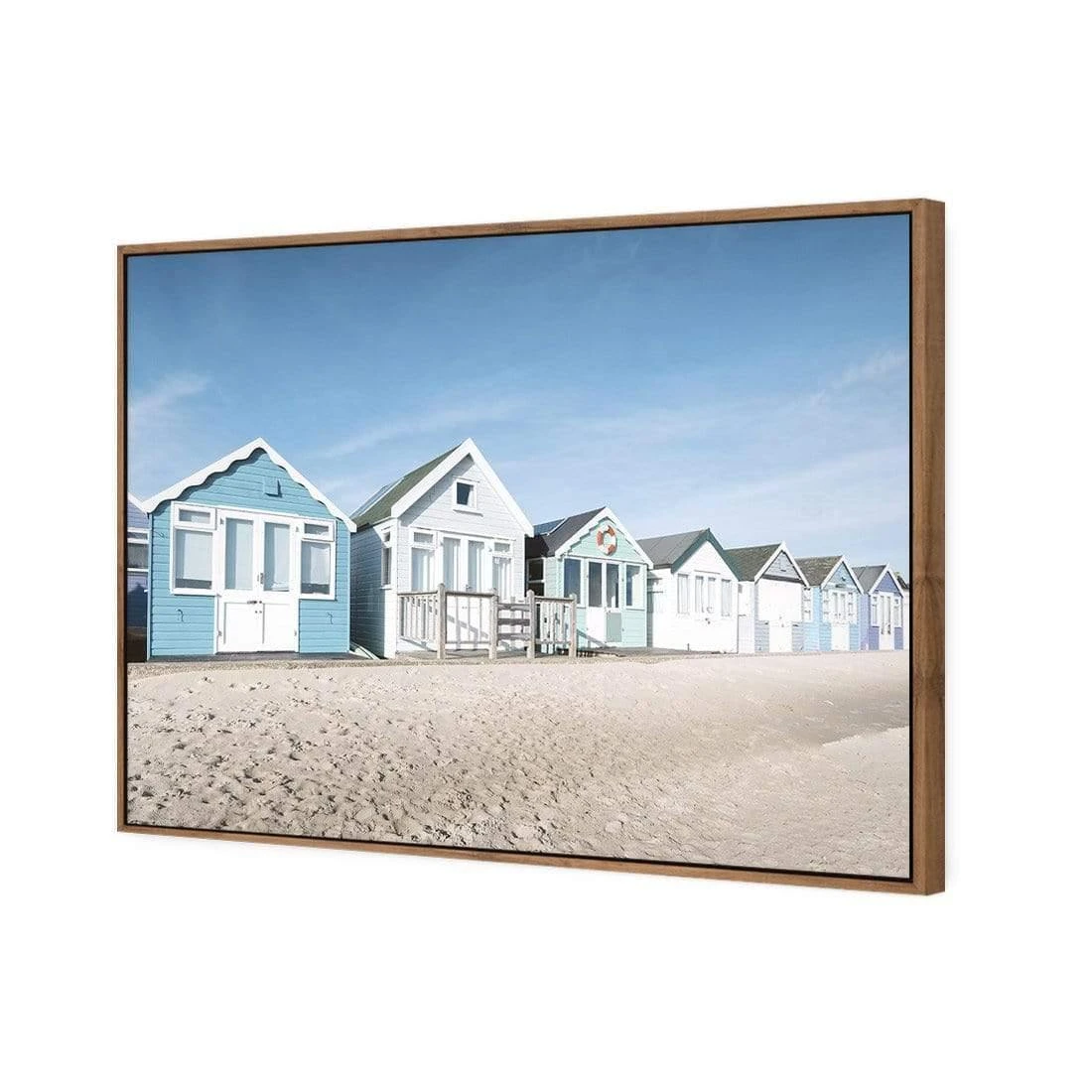 Dorset Beach Hut Lane Dorset Beach Hut Lane -WALL ART DESGIN SALE dorset beach hut lane canvas natural frame 45x30cm 169871