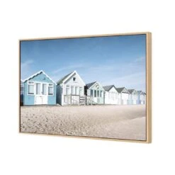 Dorset Beach Hut Lane 6 Dorset Beach Hut Lane -WALL ART DESGIN SALE dorset beach hut lane canvas oak frame 45x30cm 760901