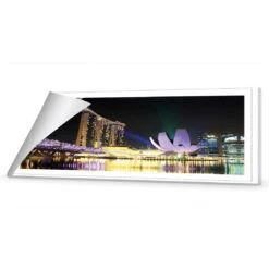 Double Helix Bridge Singapore (long) 8 Double Helix Bridge Singapore (long) -WALL ART DESGIN SALE double helix bridge singapore long canvas stretched canvas 60x20cm 132094