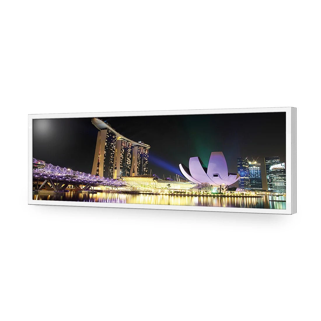 Double Helix Bridge Singapore (long) Double Helix Bridge Singapore (long) -WALL ART DESGIN SALE double helix bridge singapore long canvas stretched canvas 60x20cm 246798