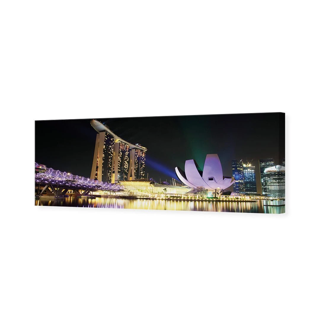 Double Helix Bridge Singapore (long) Double Helix Bridge Singapore (long) -WALL ART DESGIN SALE double helix bridge singapore long canvas stretched canvas 60x20cm 280876