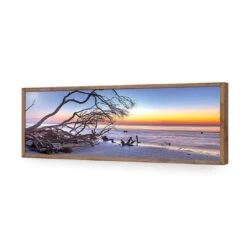 Driftwood Sunrise (Long) 18 Driftwood Sunrise (Long) -WALL ART DESGIN SALE driftwood sunrise long canvas stretched canvas 60x20cm 222644