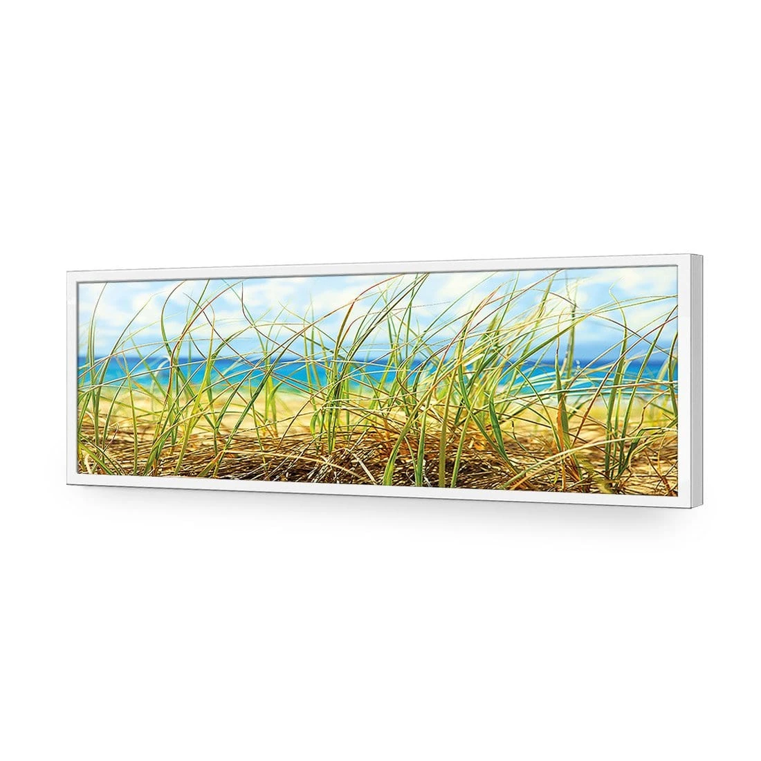 Dune Grass (Long) Dune Grass (Long) -WALL ART DESGIN SALE dune grass long acrylic glass no border white frame 90x30cm 408653