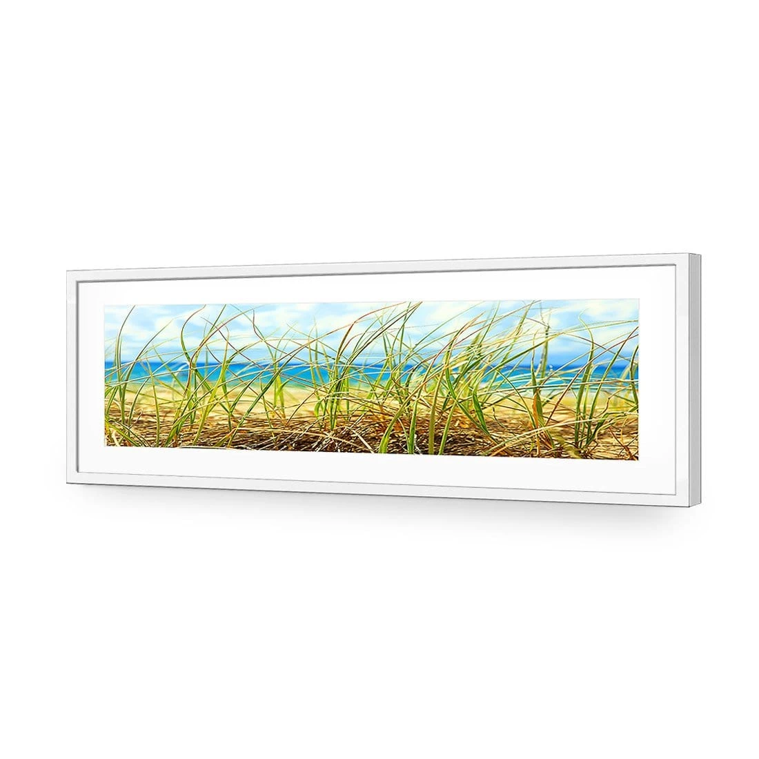 Dune Grass (Long) Dune Grass (Long) -WALL ART DESGIN SALE dune grass long acrylic glass with border white frame 90x30cm 723714