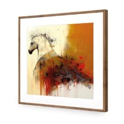 Echo Of Hoofbeats I 13 Echo Of Hoofbeats I -WALL ART DESGIN SALE echo of hoofbeats i acrylic glass with border natural frame 37x37cm 949221