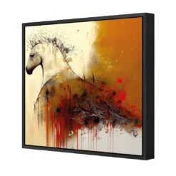 Echo Of Hoofbeats I 4 Echo Of Hoofbeats I -WALL ART DESGIN SALE echo of hoofbeats i canvas black frame 37x37cm 275974