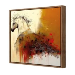 Echo Of Hoofbeats I 7 Echo Of Hoofbeats I -WALL ART DESGIN SALE echo of hoofbeats i canvas natural frame 37x37cm 767976