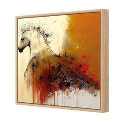 Echo Of Hoofbeats I 6 Echo Of Hoofbeats I -WALL ART DESGIN SALE echo of hoofbeats i canvas oak frame 37x37cm 673587