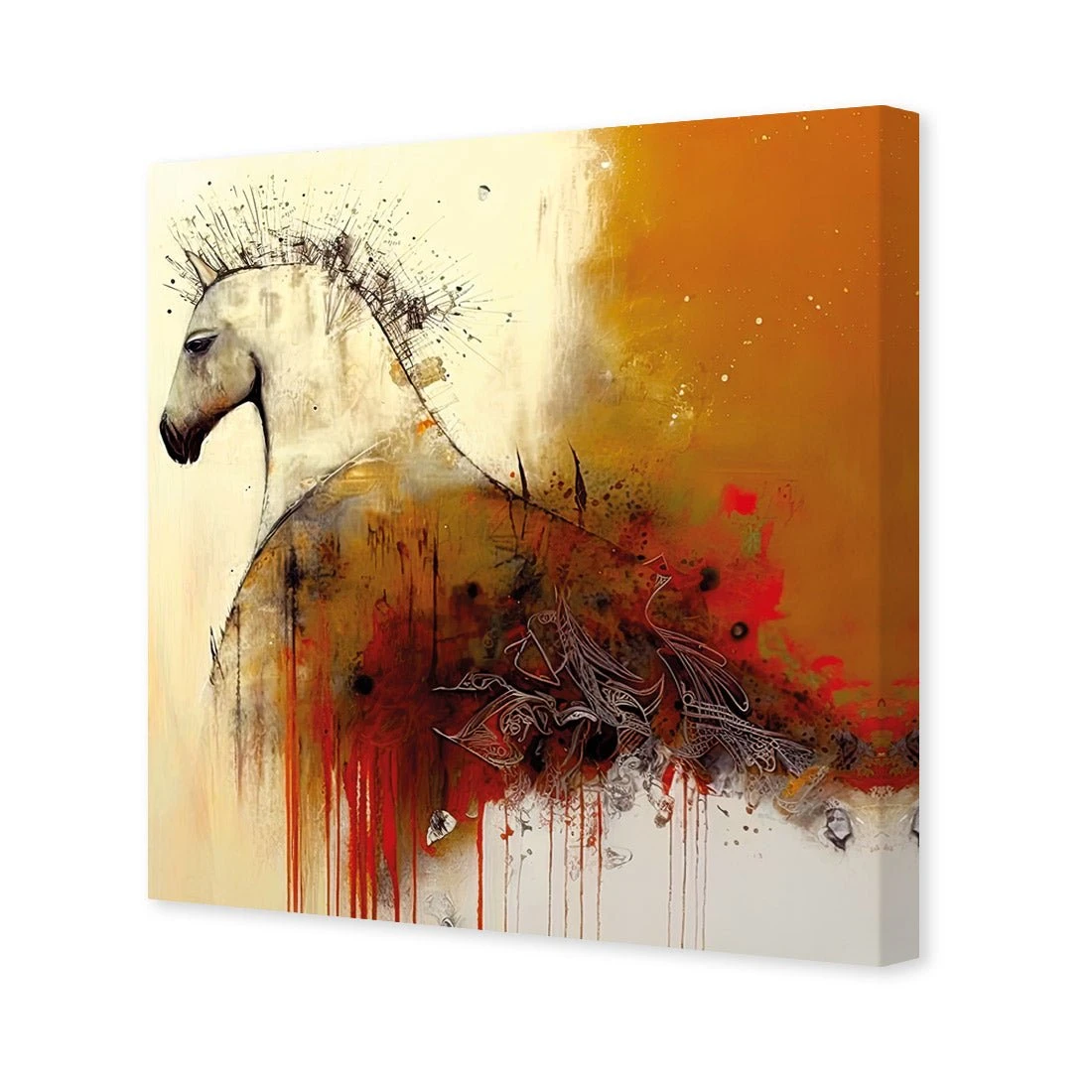 Echo of Hoofbeats I Echo Of Hoofbeats I -WALL ART DESGIN SALE echo of hoofbeats i canvas stretched canvas 37x37cm 779817
