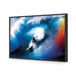 Electric Wave -WALL ART DESGIN SALE electric wave acrylic glass no border black frame 45x30cm 681292