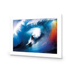 Electric Wave -WALL ART DESGIN SALE electric wave acrylic glass with border no frame 45x30cm 219994