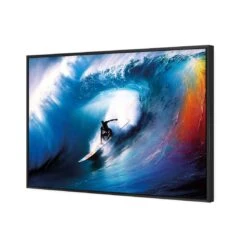 Electric Wave -WALL ART DESGIN SALE electric wave canvas black frame 45x30cm 297055