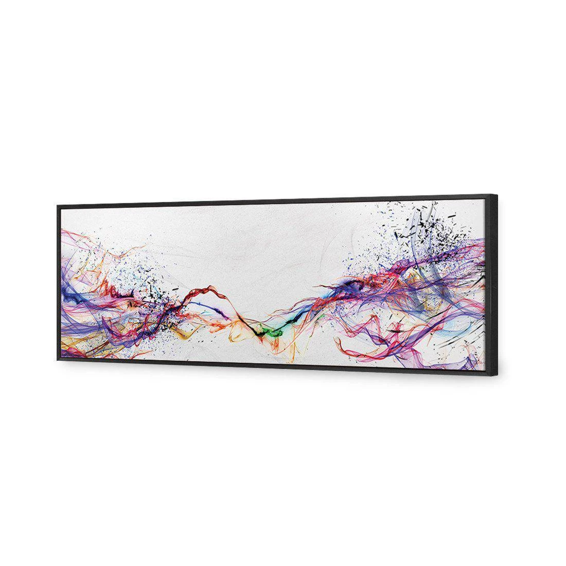 Electricity On Black, Inverted Canvas Art Electricity On Black, Inverted Canvas Art -WALL ART DESGIN SALE electricity on black inverted canvas art 60x20cm black frame 904256