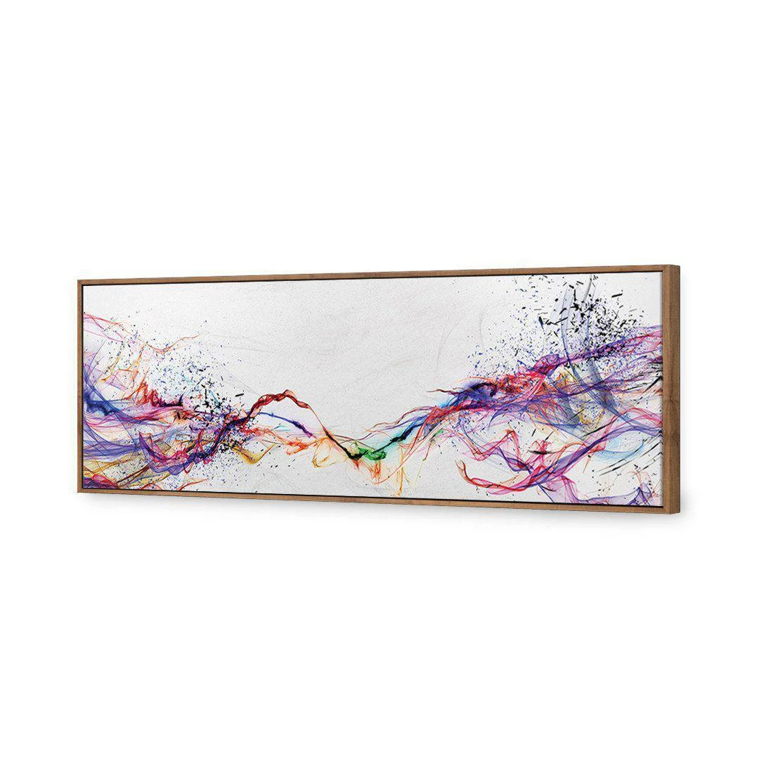 Electricity On Black, Inverted Canvas Art Electricity On Black, Inverted Canvas Art -WALL ART DESGIN SALE electricity on black inverted canvas art 60x20cm natural frame 496678