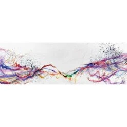 Electricity On Black, Inverted Canvas Art