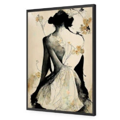 Elegant Back 16 Elegant Back -WALL ART DESGIN SALE elegant back acrylic glass no border black frame 45x30cm 210211