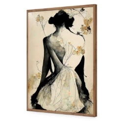 Elegant Back 19 Elegant Back -WALL ART DESGIN SALE elegant back acrylic glass no border natural frame 45x30cm 815484