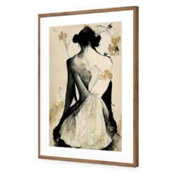 Elegant Back 14 Elegant Back -WALL ART DESGIN SALE elegant back acrylic glass with border natural frame 45x30cm 209396